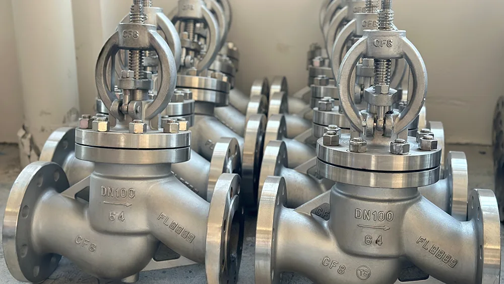 Prensip k ap travay ak karakteristik Globe Valve.