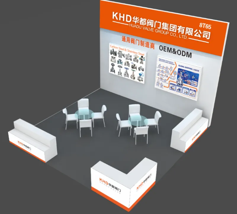 Ki kote pou rankontre Huadu Valve Group (KHD) nan mwa Oktòb 2026? Zhejiang Int'l Valv Fair, Booth 8T65